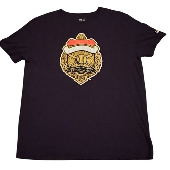 New York Yankees Wold Series American League 1927 New Era T-Shirt Blue Size XL - Picture 6 of 7